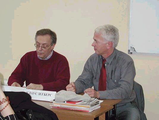 Treffen mit den HSE-Studenten am 07. Maerz 2002